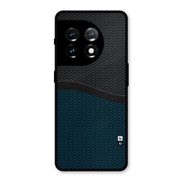 Classy Rugged Bicolor Metal Back Case for OnePlus 11