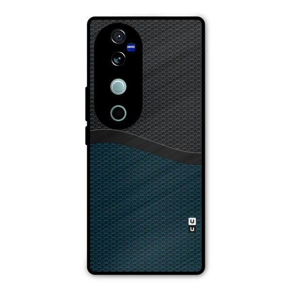Classy Rugged Bicolor Metal Back Case for Vivo V40