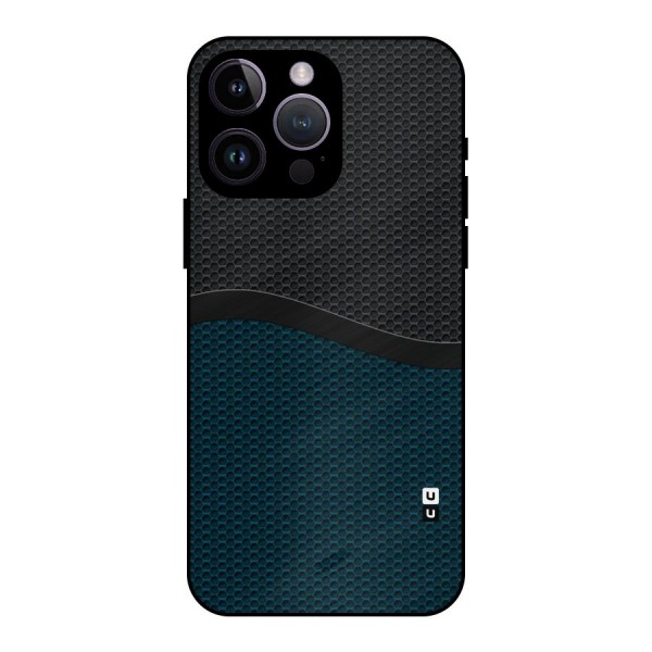 Classy Rugged Bicolor Metal Back Case for iPhone 14 Pro Max