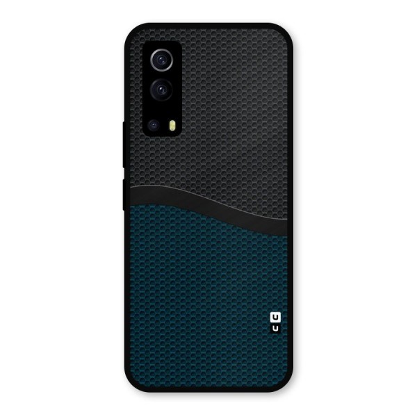 Classy Rugged Bicolor Metal Back Case for iQOO Z3