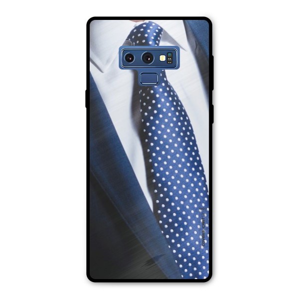 Classy Tie Metal Back Case for Galaxy Note 9