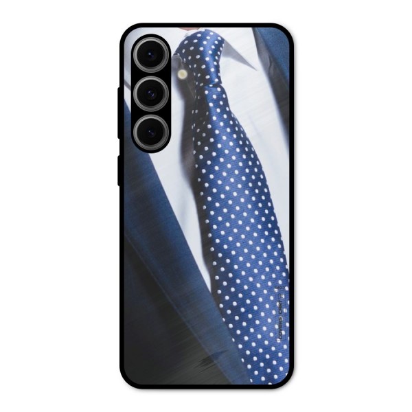 Classy Tie Metal Back Case for Galaxy S24 FE