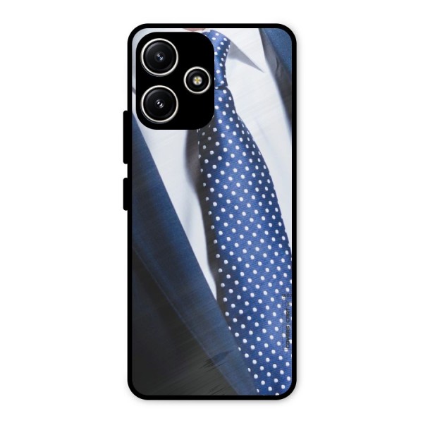 Classy Tie Metal Back Case for Redmi 12 5G