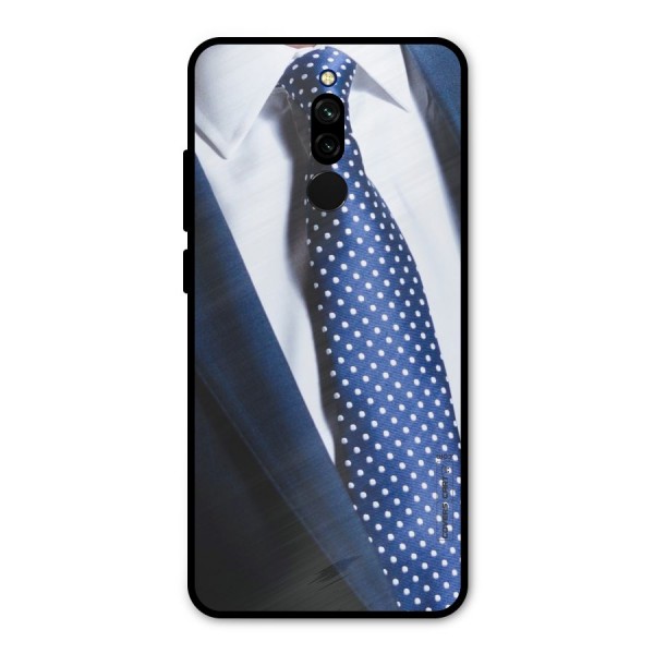 Classy Tie Metal Back Case for Redmi 8