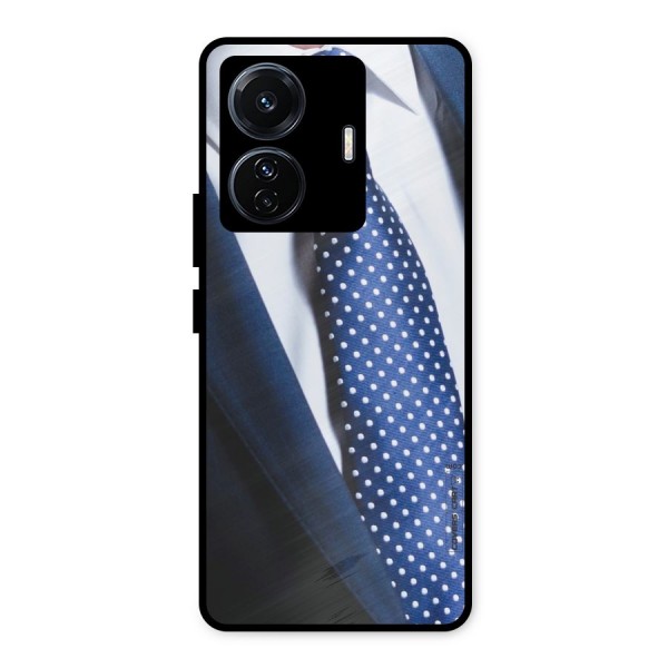 Classy Tie Metal Back Case for iQOO Z6