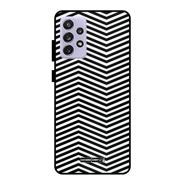 Classy Zig Zag Metal Back Case for Galaxy A72