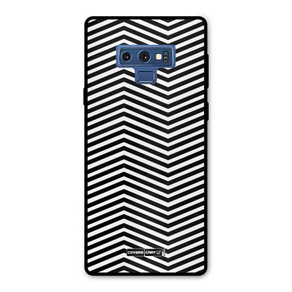 Classy Zig Zag Metal Back Case for Galaxy Note 9