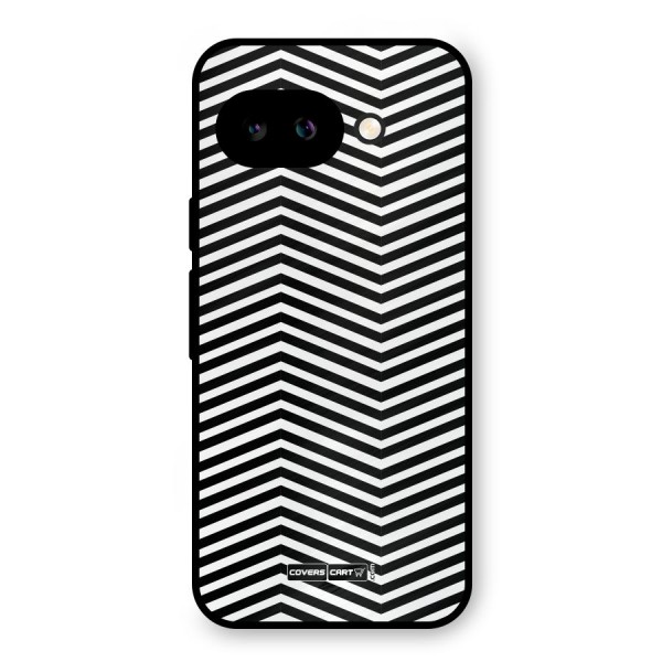 Classy Zig Zag Metal Back Case for Google Pixel 9a