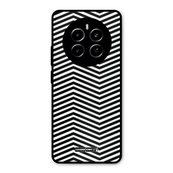 Classy Zig Zag Metal Back Case for Realme P1