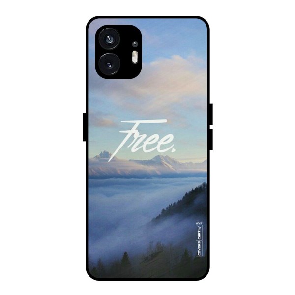 Cloudy Free Metal Back Case for Nothing Phone 2