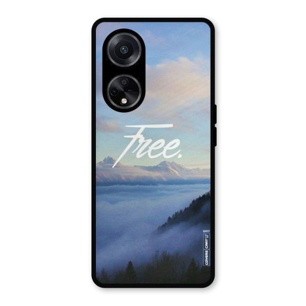 Cloudy Free Metal Back Case for Oppo F23