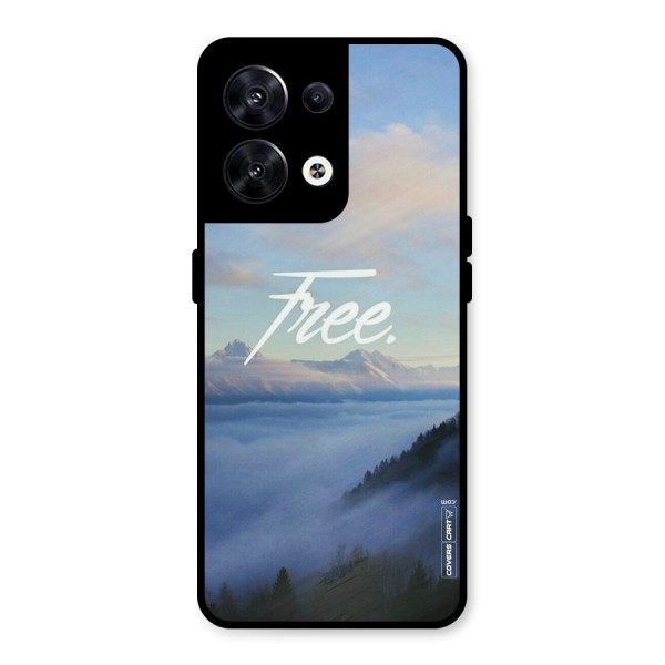 Cloudy Free Metal Back Case for Oppo Reno8 5G