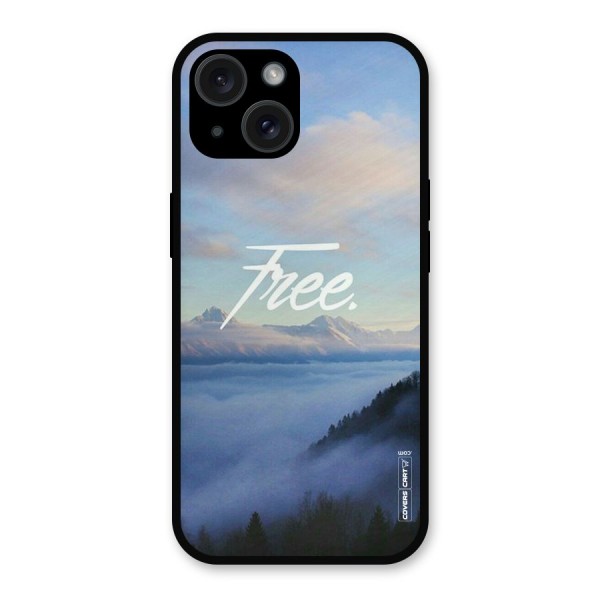 Cloudy Free Metal Back Case for iPhone 15