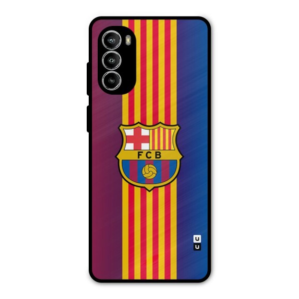 Club Barcelona Metal Back Case for Moto G82