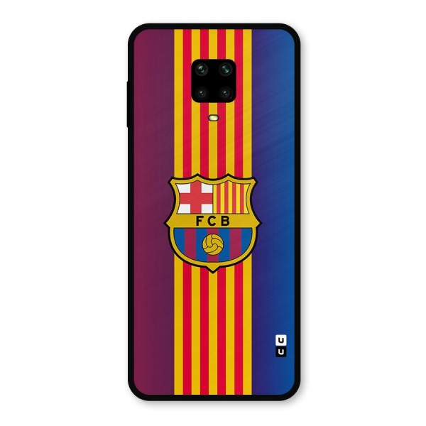 Club Barcelona Metal Back Case for Poco M2 Pro