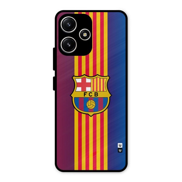 Club Barcelona Metal Back Case for Redmi 12 5G