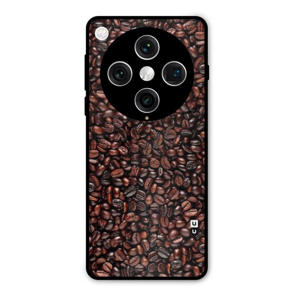Cocoa Beans Metal Back Case for Oppo Find X8 Pro