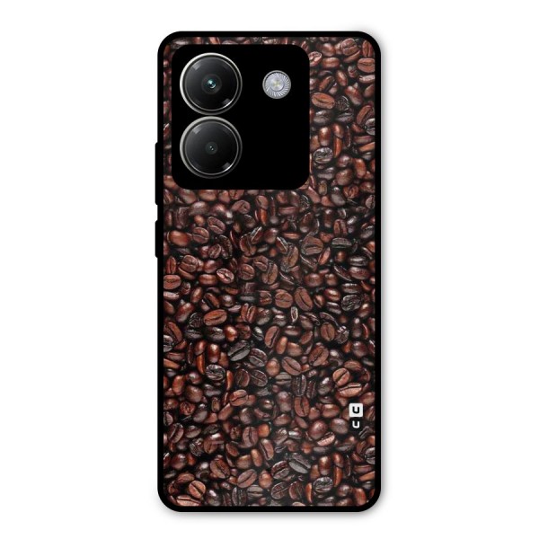 Cocoa Beans Metal Back Case for Poco M7 Pro 5G