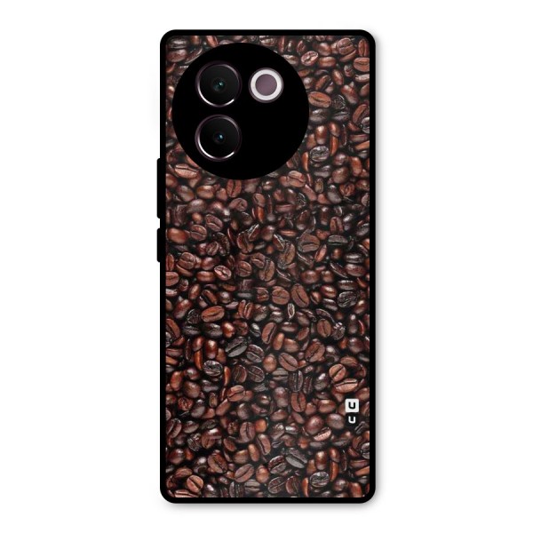 Cocoa Beans Metal Back Case for Vivo V30e