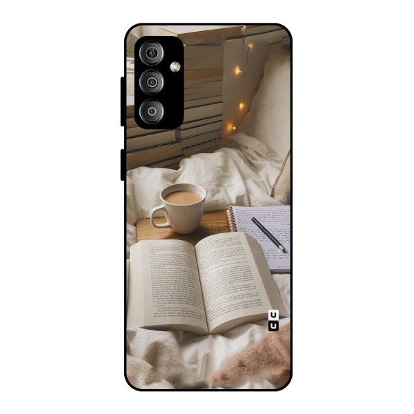 Coffee And Books Metal Back Case for Galaxy F23