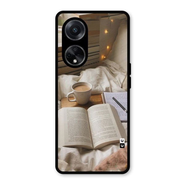 Coffee And Books Metal Back Case for Oppo F23