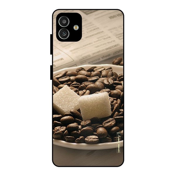 Coffee And Sugar Cubes Metal Back Case for Galaxy M13 5G