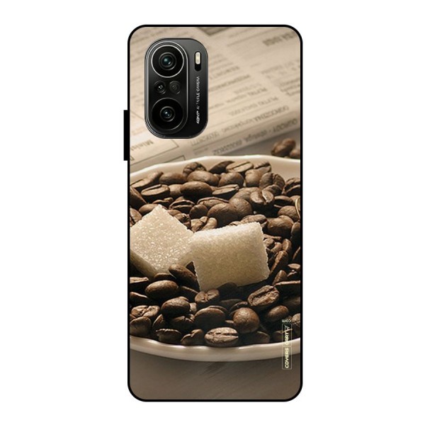 Coffee And Sugar Cubes Metal Back Case for Mi 11X Pro