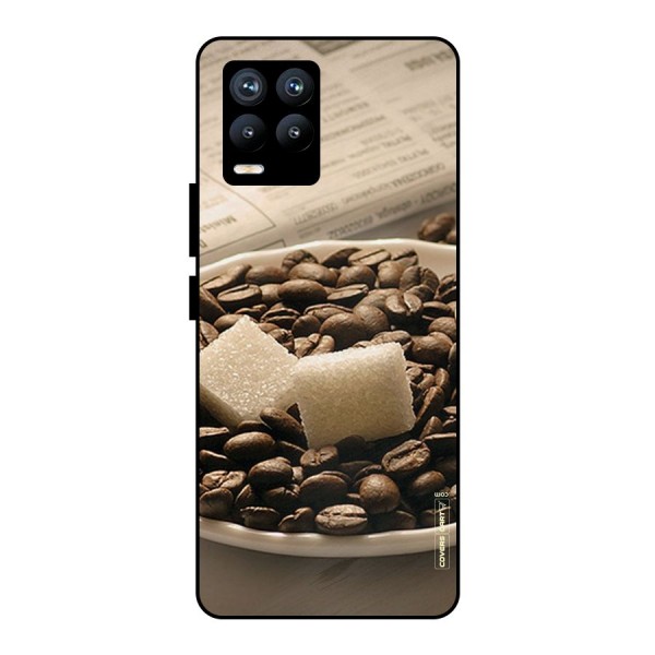 Coffee And Sugar Cubes Metal Back Case for Realme 8 Pro