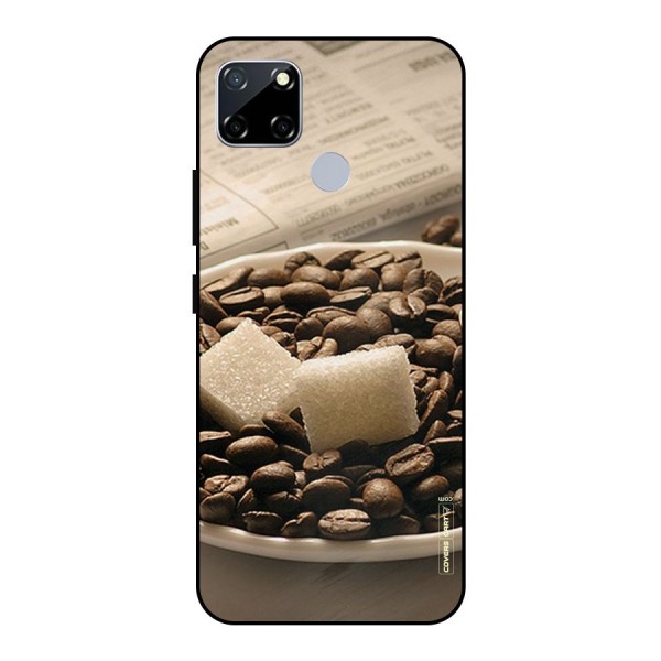 Coffee And Sugar Cubes Metal Back Case for Realme Narzo 30A