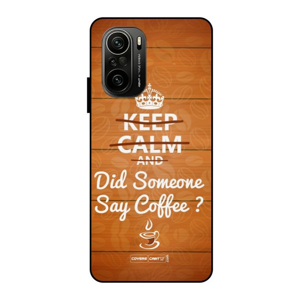 Coffee Ardour Metal Back Case for Mi 11X Pro