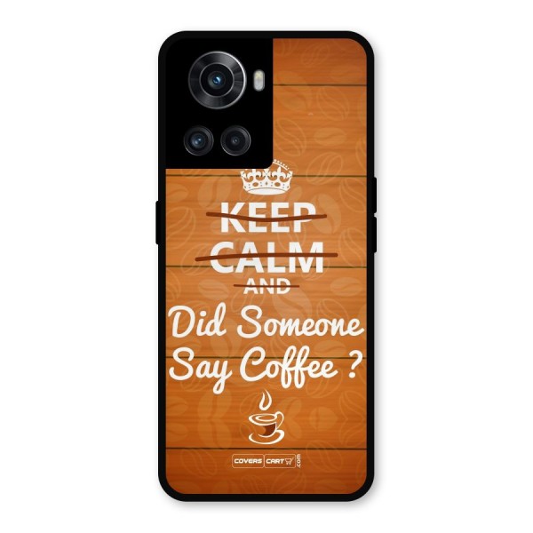 Coffee Ardour Metal Back Case for OnePlus 10R