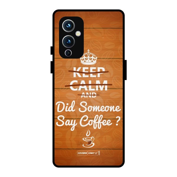 Coffee Ardour Metal Back Case for OnePlus 9