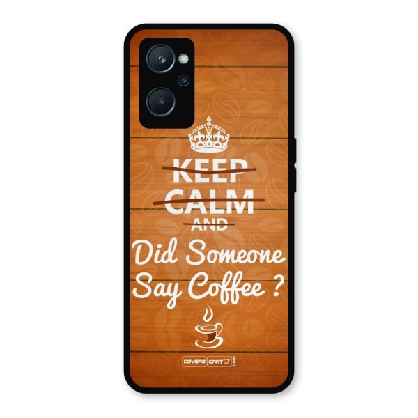Coffee Ardour Metal Back Case for Realme 9i