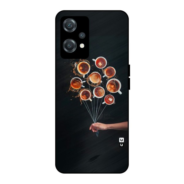 Coffee Balloon Metal Back Case for OnePlus Nord CE 2 Lite 5G