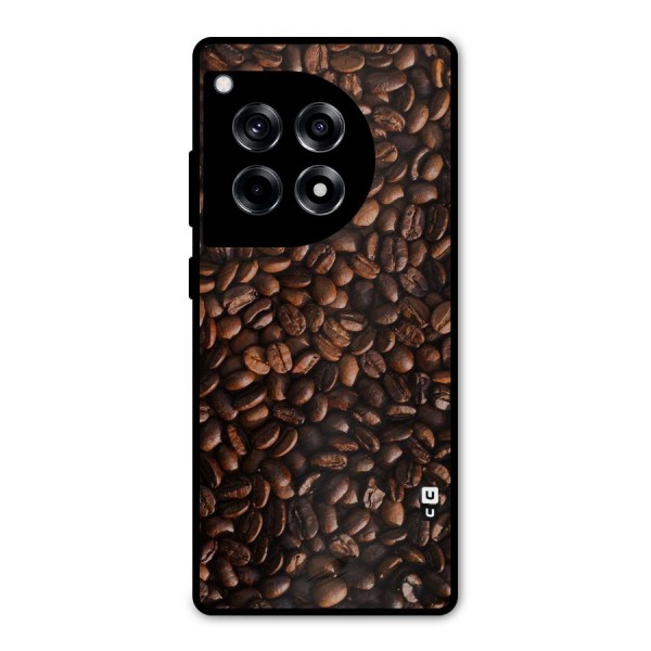 Coffee Beans Scattered Metal Back Case for OnePlus 12R