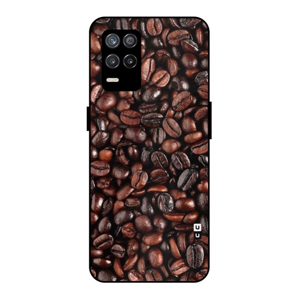 Coffee Beans Texture Metal Back Case for Realme 9 5G