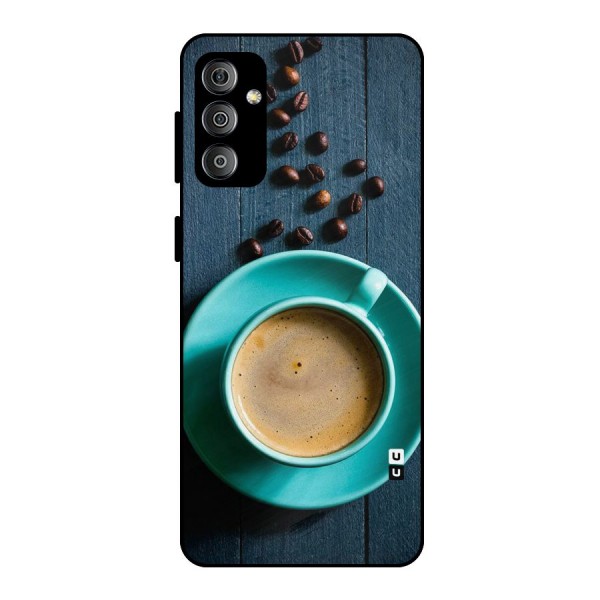 Coffee Beans and Cup Metal Back Case for Galaxy F23