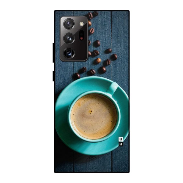 Coffee Beans and Cup Metal Back Case for Galaxy Note 20 Ultra