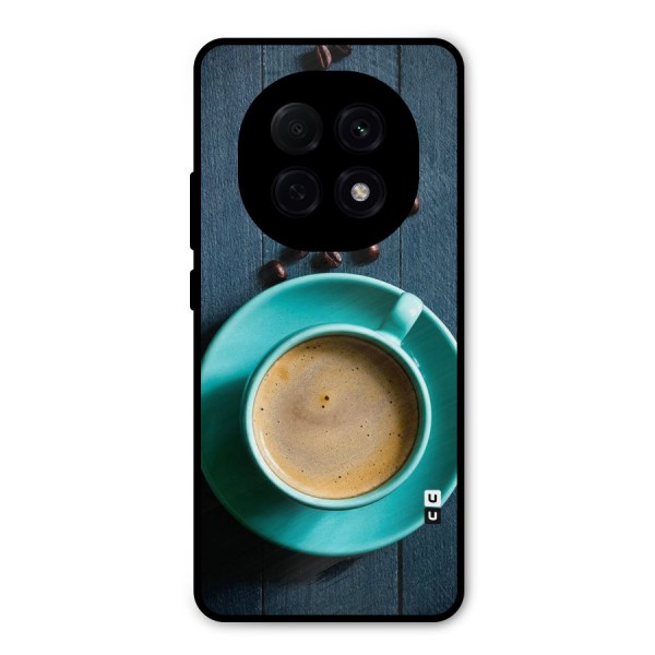 Coffee Beans and Cup Metal Back Case for Oppo F29 Pro