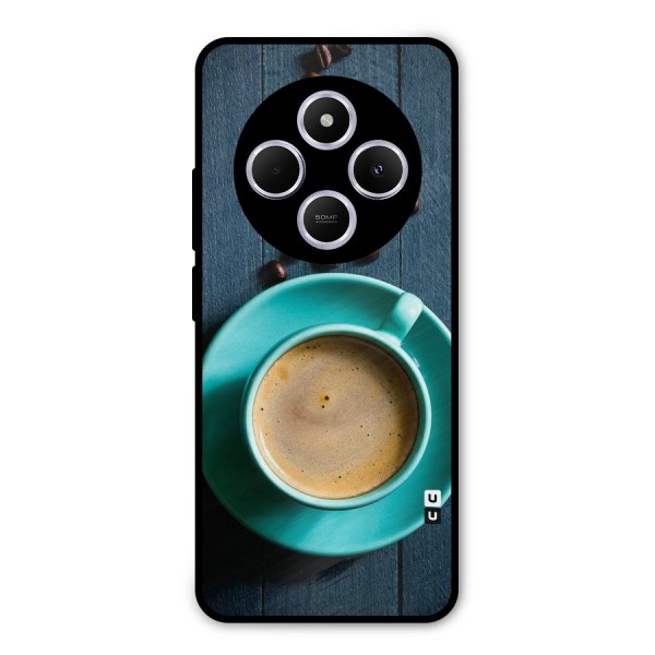 Coffee Beans and Cup Metal Back Case for Poco C75 5G