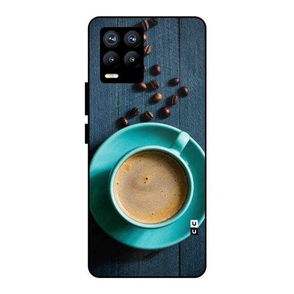 Coffee Beans and Cup Metal Back Case for Realme 8 Pro