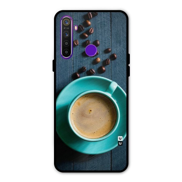 Coffee Beans and Cup Metal Back Case for Realme Narzo 10