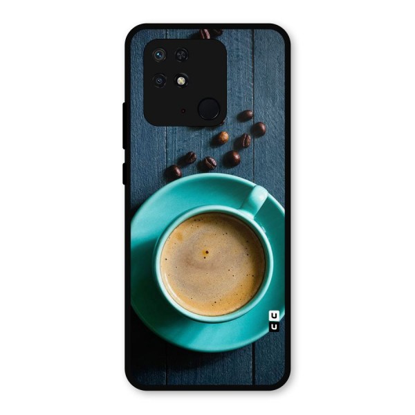 Coffee Beans and Cup Metal Back Case for Redmi 10 Power