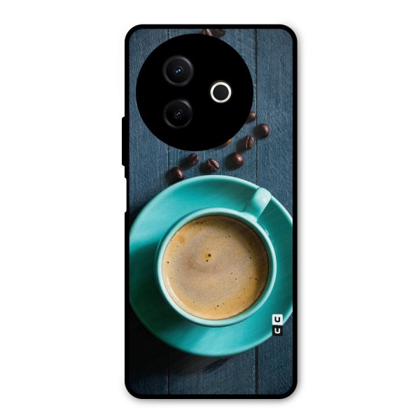 Coffee Beans and Cup Metal Back Case for Vivo Y39