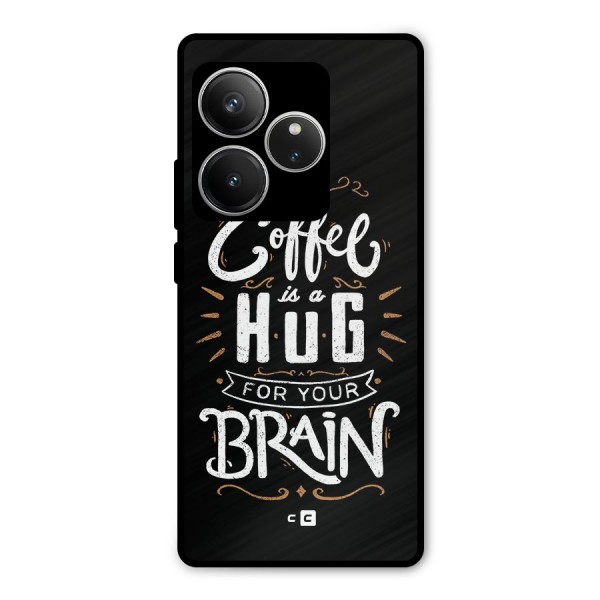 Coffee Brain Metal Back Case for Realme GT 6