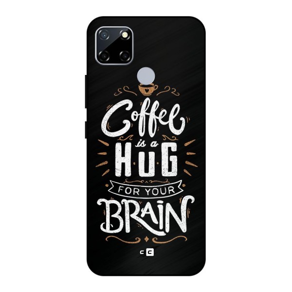 Coffee Brain Metal Back Case for Realme Narzo 30A