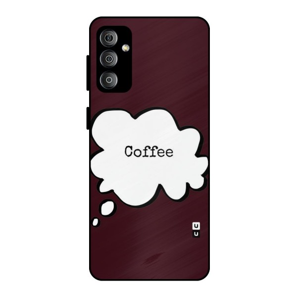 Coffee Bubble Metal Back Case for Galaxy F23