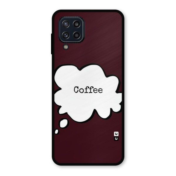 Coffee Bubble Metal Back Case for Galaxy M32