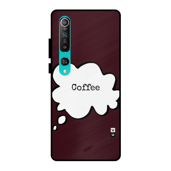 Coffee Bubble Metal Back Case for Mi 10