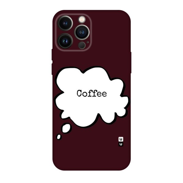 Coffee Bubble Original Polycarbonate Back Case for iPhone 13 Pro Max
